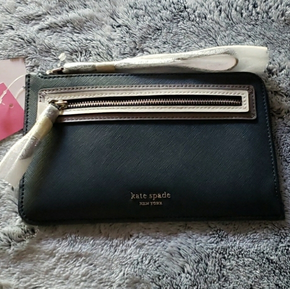 kate spade Handbags - Kate Spade Medium L-Zip Wristlet NWT